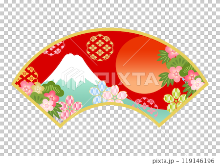 和柄の背景 和柄の背景 119146196