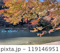 Arashiyama autumn season in Kyoto Japan. Foliage 119146951