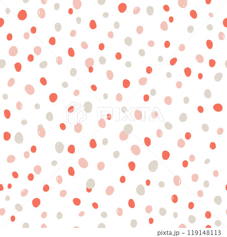 Vibrant Seamless Pattern with Colorful Dots, Fun and Playful Design 119148113