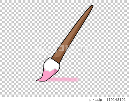 絵の具の筆 119148191