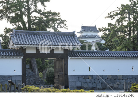 お堀通りから見る小田原城の馬出門 お堀通りから見る小田原城の馬出門 119148240