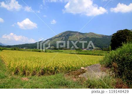 南阿蘇鉄道　地震後全線復旧した沿線の風景　南阿蘇水の生まれる里白水高原駅周辺 119148429