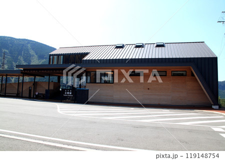 南阿蘇鉄道　地震後全線復旧した沿線の風景　立野駅周辺 119148754