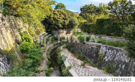 和泉市久保惣記念美術館の横の松尾川 119149281