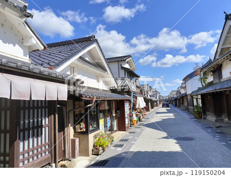 兵庫県丹波篠山市にある河原町妻入商家群 119150204