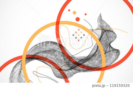 Abstract art background. Modern science or technology art elements. Surface illustration. Hand made vector. Abstract art background. Modern science or technology art elements. Surface illustration. Hand made vector. 119150320