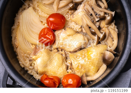 鶏とミニトマトの炊きこみご飯 119151199