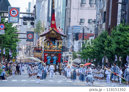 祇園祭り　山鉾巡行　放下鉾 119151302