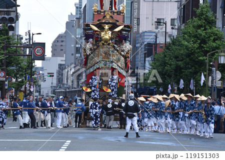 祇園祭り 山鉾巡行 船鉾 祇園祭り 山鉾巡行 船鉾 119151303