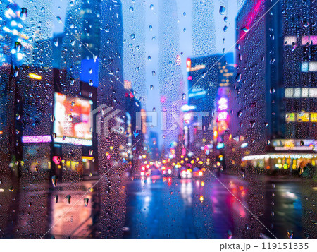 雨の中の街 雨の中の街 119151335