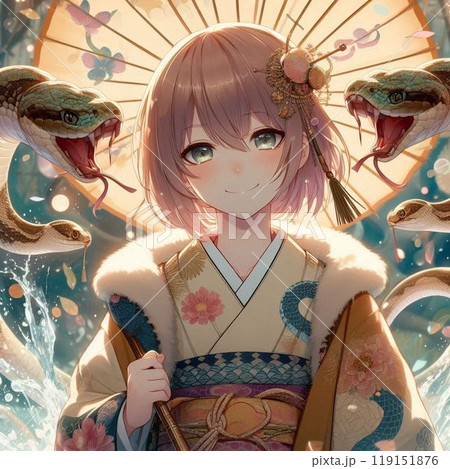 2025年の干支は「蛇（へび）」 119151876