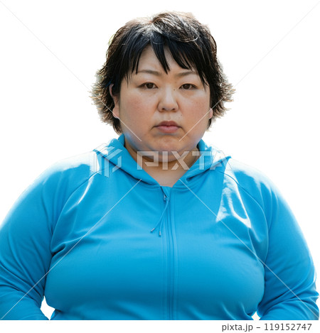 ダイエットしている女性 ダイエットしている女性 119152747