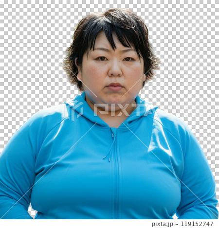 ダイエットしている女性 ダイエットしている女性 119152747