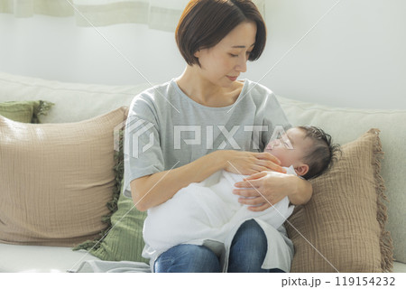 赤ちゃんとお母さん 赤ちゃんとお母さん 119154232