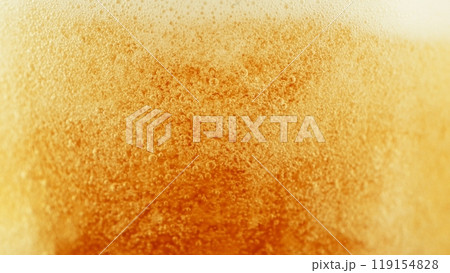 Close-up of Beer Drink, Super Macro shot. Close-up of Beer Drink, Super Macro shot. 119154828