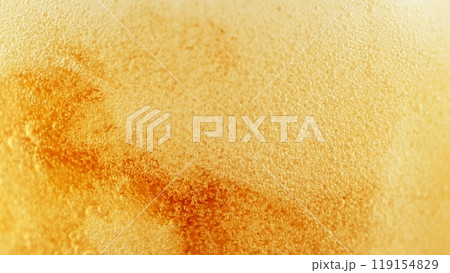 Close-up of Beer Drink, Super Macro shot. 119154829