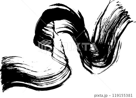 Dry Brush Grunge Wave Stroke Texture 119155381