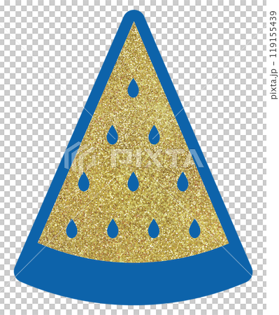 イラスト素材 西瓜 スイカ ゴールド イラスト素材 西瓜 スイカ ゴールド 119155439