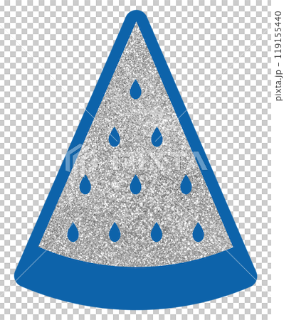 Illustration material Watermelon Silver 119155440