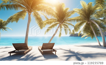 Sandy beach of the bay Sandy beach of the bay 119155789