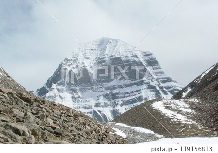 西チベット　カイラス北面 119156813