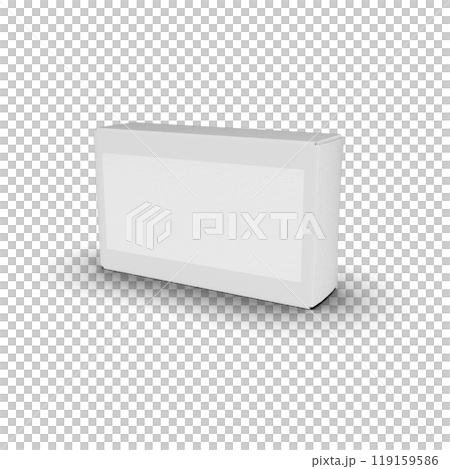 white package on gray background 119159586