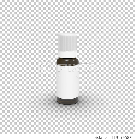 white cosmetic bottle for skin care product 119159587