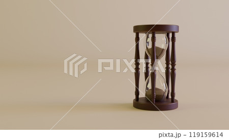 hourglass isolated on background hourglass isolated on background 119159614