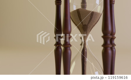 hourglass isolated on background 119159616