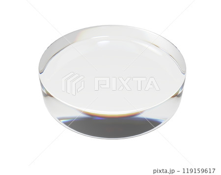 Glass ring isolated on white background Glass ring isolated on white background 119159617