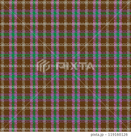 Tartan plaid pattern with texture. 119160126