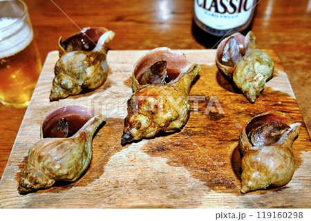 釧路名物のツブ焼き 釧路名物のツブ焼き 119160298