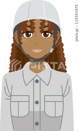 女性作業員（黒人） 119161975