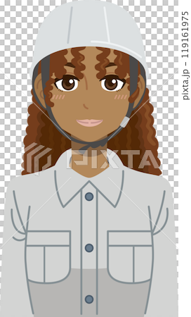 女性作業員（黒人） 119161975