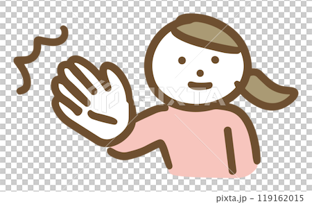 一位穿著休閒服的年輕女子發表尖刻言論(上半身) 一位穿著休閒服的年輕女子發表尖刻言論(上半身) 119162015