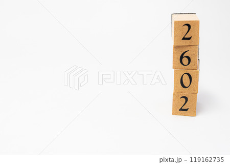 木のブロック 数字 2602 木のブロック 数字 2602 119162735