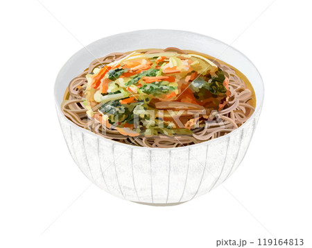 かき揚げそば（野菜）白椀 119164813