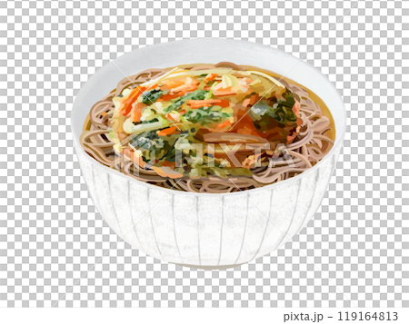かき揚げそば（野菜）白椀 119164813