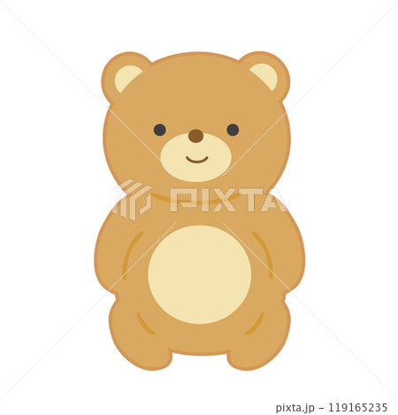 クマのぬいぐるみのイラスト クマのぬいぐるみのイラスト 119165235