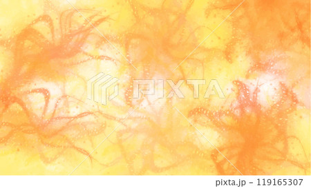 Abstract orange watercolor background.Hand painted watercolor. vector Abstract orange watercolor background.Hand painted watercolor. vector 119165307
