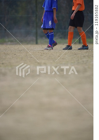サッカー試合、小学生 サッカー試合、小学生 119165882