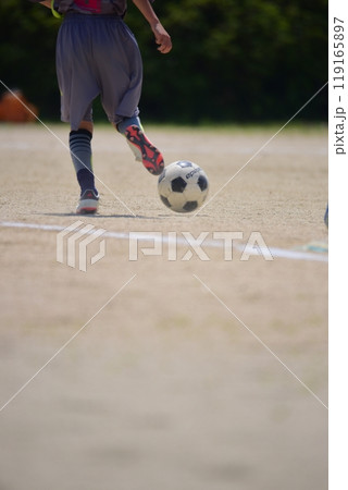サッカー試合、小学生 サッカー試合、小学生 119165897