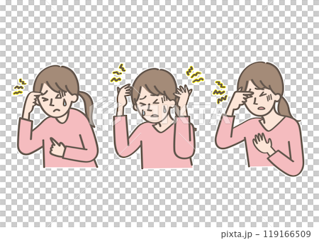 People with headaches 119166509