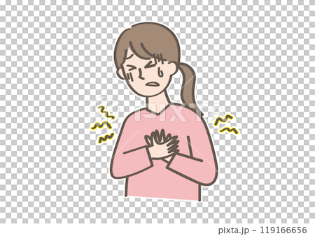 胃痛を感じる人 胃痛を感じる人 119166656
