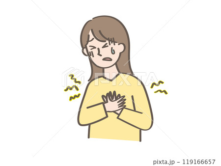 胃痛を感じる人 胃痛を感じる人 119166657