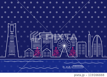 クリスマスの「みなとみらい」 119166888