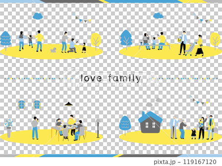 Family life enjoying everyday life Family life enjoying everyday life 119167120