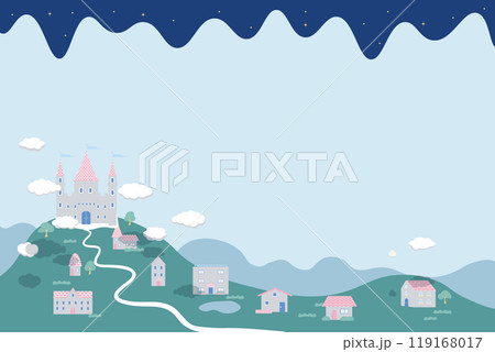 お城のある風景 119168017