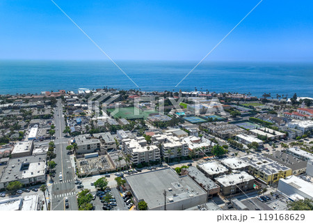 Aerial view of over La Jolla, San Diego, California, USA 119168629
