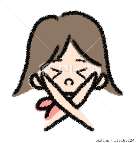 スカーフのおねえさんのイラスト スカーフのおねえさんのイラスト 119169224